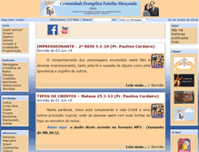 Tablet Screenshot of familiaabencoada.org.br